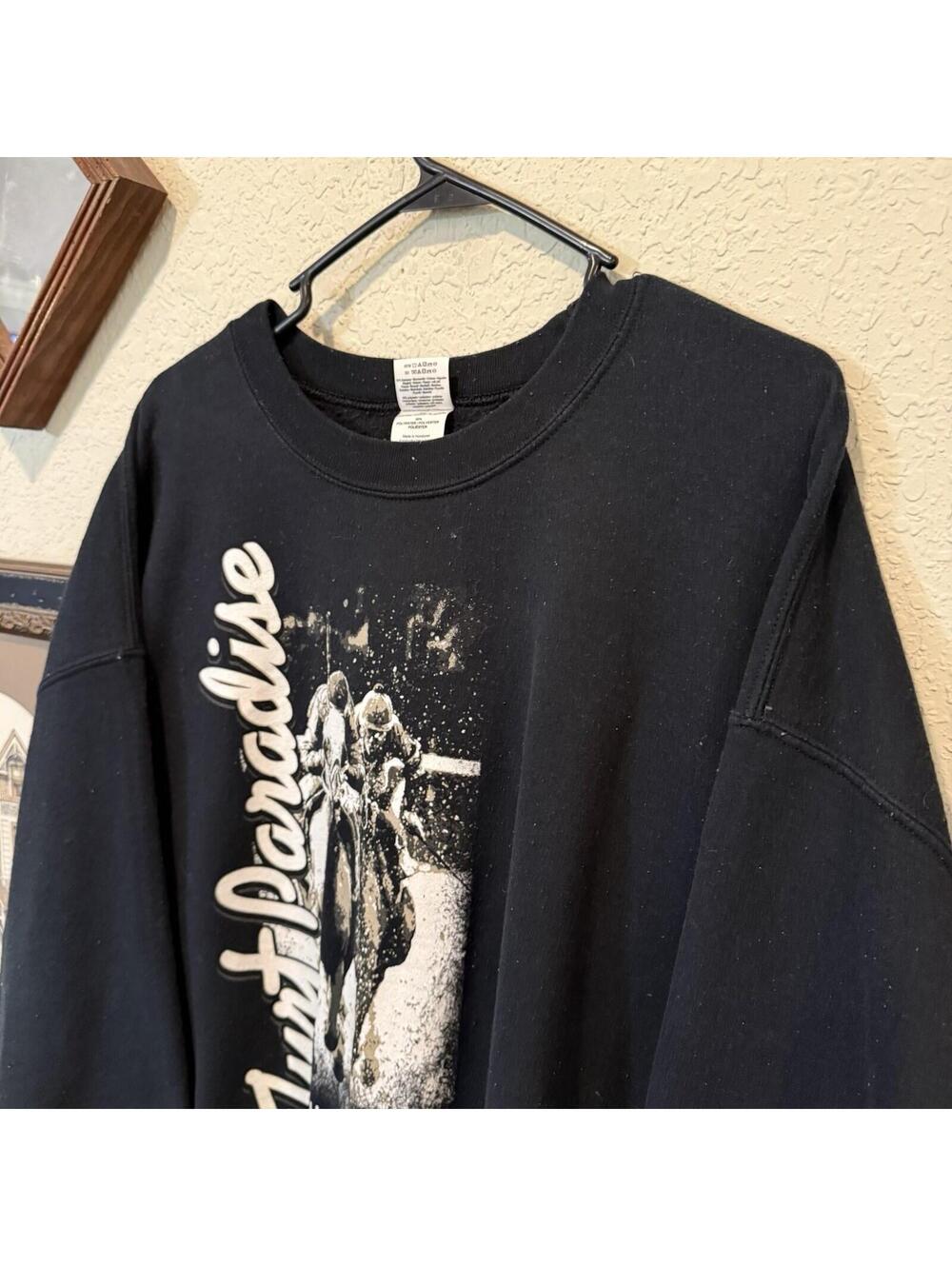 Vintage 00s Turf Paradise Horse Racing Sweatshirt Phoenix Arizona Size XL - Picture 3 of 6